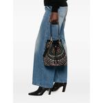 stud-embellished leather bucket bag 2