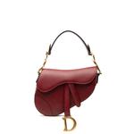 Сумка-сэтчел Mini Grained Calfskin Saddle Bag (2019 год) 1