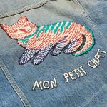 Джинсовые куртки Gucci Cat Denim Jacket 'Blue' 2