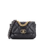 Стеганая сумка через плечо 19 Flap Bag среднего размера 1