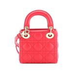 Стеганая сумка на плечо Lady Dior Bag Cannage Micro 2