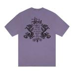 Топы Stussy Double Dragon Tee Pigment Dyed 'Grape' 2