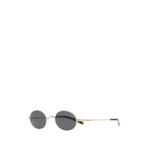 oval-frame sunglasses 2