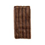 faux-fur striped scarf 1