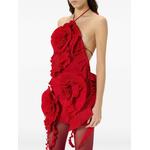 pleated-rose mini dress 5