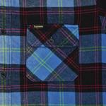 Фланелевые рубашки Supreme Quilted Plaid Shirt 'Blue' 3