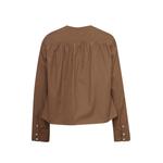 stud-embellished gathered blouse 2