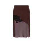Noria lace-appliqué midi skirt 1