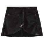 Юбка Courrèges Ellipse Vinyl Mini Skirt 'Черный' 1