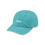 Снэпбэки Supreme Small Box Coated Linen 6-Panel 'Бирюзовый' 1