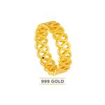 HABIB 999/24K желтое золотое кольцо 9GR00740225 1