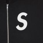 Толстовки Supreme S Logo Zip Up Hooded Sweatshirt 'Black' 2