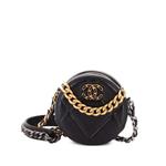 Стеганый клатч 19 Round with Chain 1