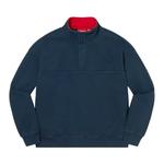 Флисовые куртки Supreme Washed Half Zip Pullover 'Navy' 1