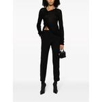 sequin-detail tapered-leg trousers 2