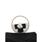 Мини-сумка Mini Lambskin Round Camellia Clutch (2021-2026 годы) 2
