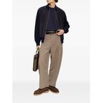 suede blouson with knitted details 2