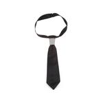 bead-embellished button-fastening tie 1