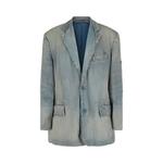 Блейзеры Balenciaga Stonewashed Denim Blazer 'Blonde Ring' 1