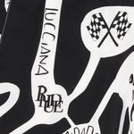 Шорты Rhude Strada Silk Short «Black/White» 3