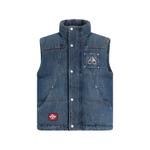 Дутый жилет с нашивкой-логотипом из коллаборации с Evisu 1