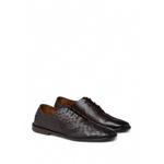 Stesa ostrich-effect leather derby shoes 2