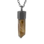 Серебряное колье Talisman с цитрином 1
