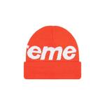 Шапки-бини Supreme Big Logo Beanie 'Orange' 2