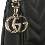 Сумки через плечо Gucci GG Marmont Small Shoulder Bag 'Nero Nero' 3