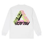 Футболка Palace P-3D Longsleeve 'Белый' 2