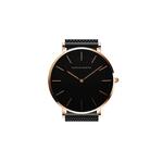 Satiny Classic Black Женские часы из нержавеющей стали с кварцевым механизмом 3