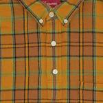 Фланелевые рубашки Supreme Pullover Plaid Flannel Shirt 'Gold' 3