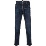 bleach-effect skinny jeans 1
