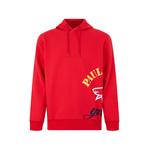 logo-print cotton hoodie 1