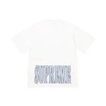 Рубашки и топы Supreme Cracked Stretch Short-Sleeve Top 'White' 2