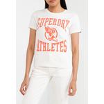 Varsity Флокированная облегающая футболка 1