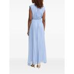 pleated side-slit maxi dress 4