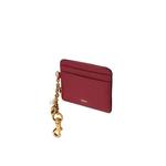 Держатель для карт Charms из зернистой кожи Брюнет-красный CH25AP977Q12622 2