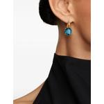 Серьги-подвески Marbella из желтого золота с топазами 2