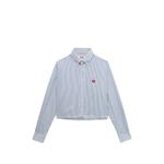 heart-patch striped shirt 1