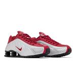 Обувь Nike Shox R4 'Metallic Silver Black Team Crimson' 8