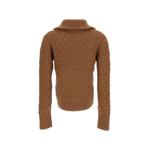 basket-weave half-zip sweater 2