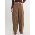 Джинсы Barrel Wide Leg - Коричневый 4