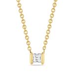 Колье Mini Anchor из желтого золота с бриллиантами 2