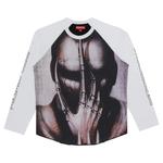 Футболки Supreme H.R. Giger Raglan Long-Sleeve Top 'White' 1