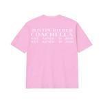Short Sleeve T-Shirts SKYLRK Justin Bieber Coachella 2026 Graphic IV Tee 'Розовый' 2