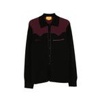 western-style panelled cardigan 1