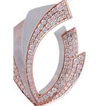 Серьги Mogra Light Blossom из розового золота с бриллиантами 2