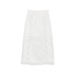 lace-trimmed midi skirt 2