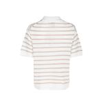 striped short-sleeve polo top 2